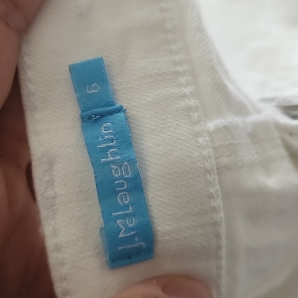 J. Mclaughlin Rainey straight leg jeans front seam kick flare ankle Lenght - Picture 12 of 12